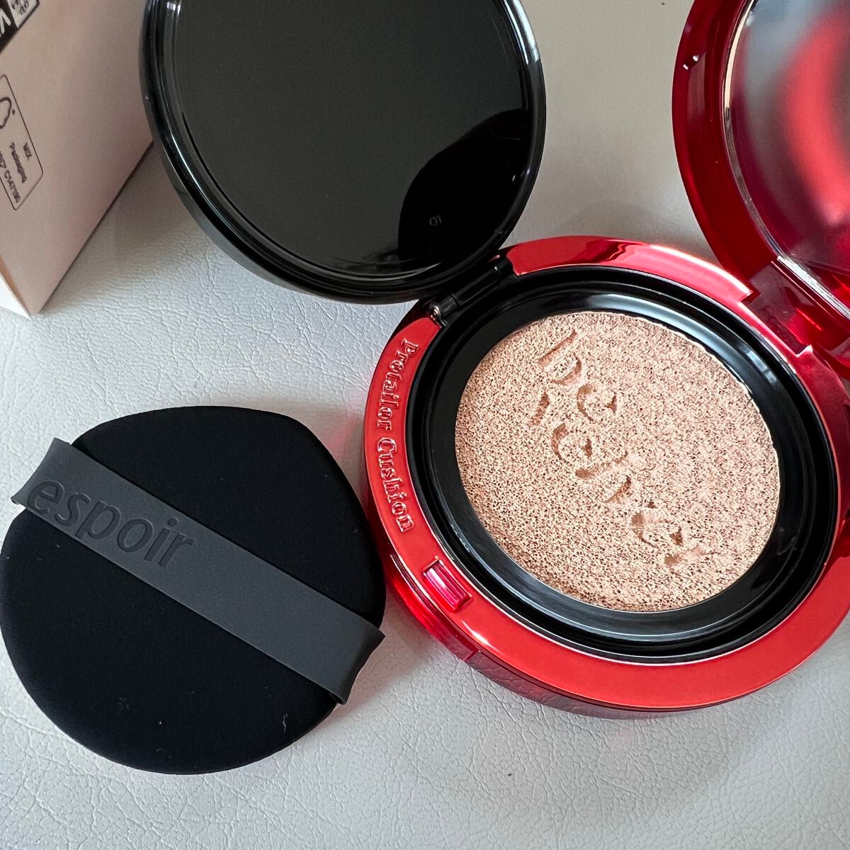 プロテーラービーベルベットカバークッション/espoir/クッションファンデーションを使ったクチコミ(2枚目)