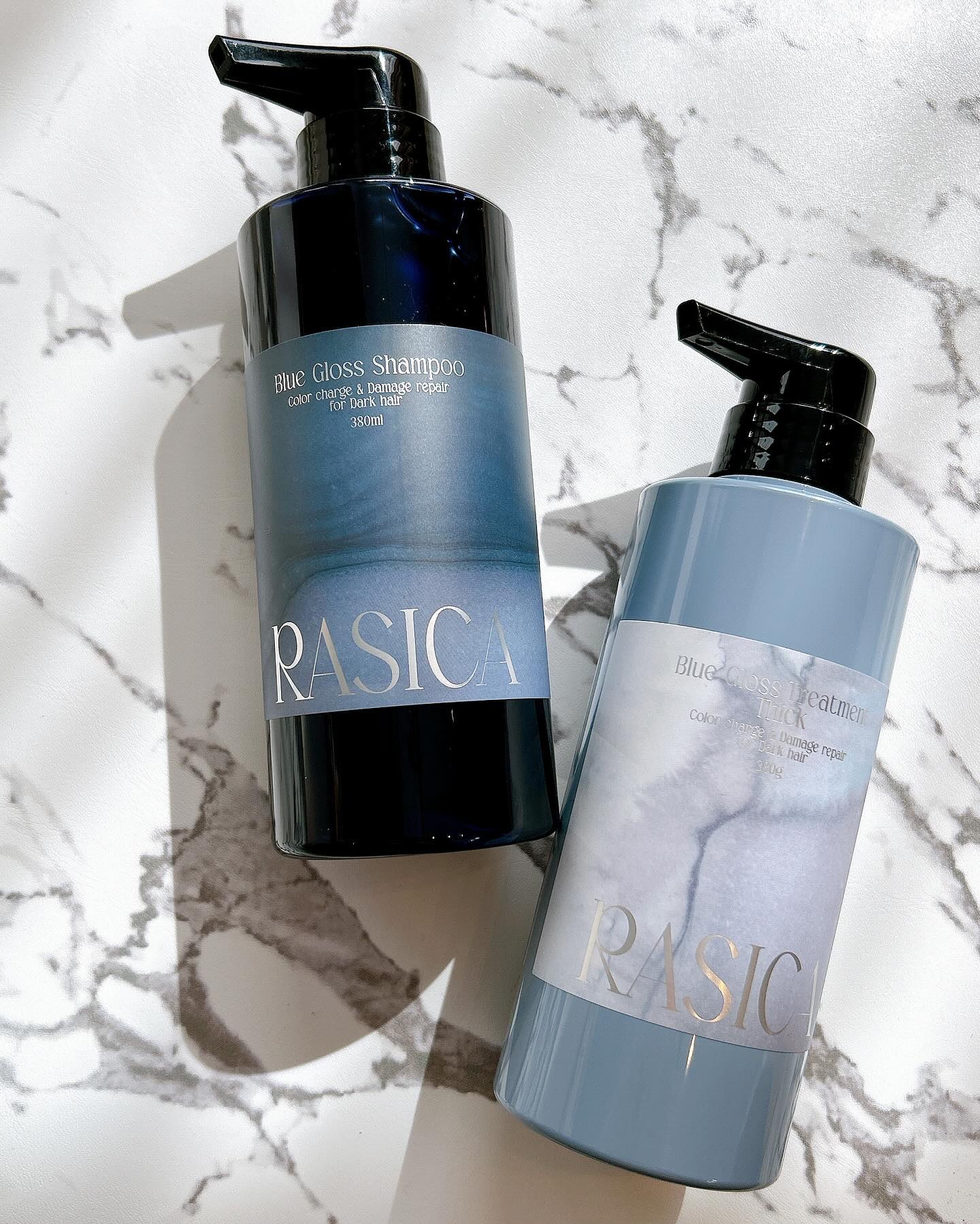 ブルーグロスシャンプー/トリートメント/rasica/市販シャンプーを使ったクチコミ（1枚目）