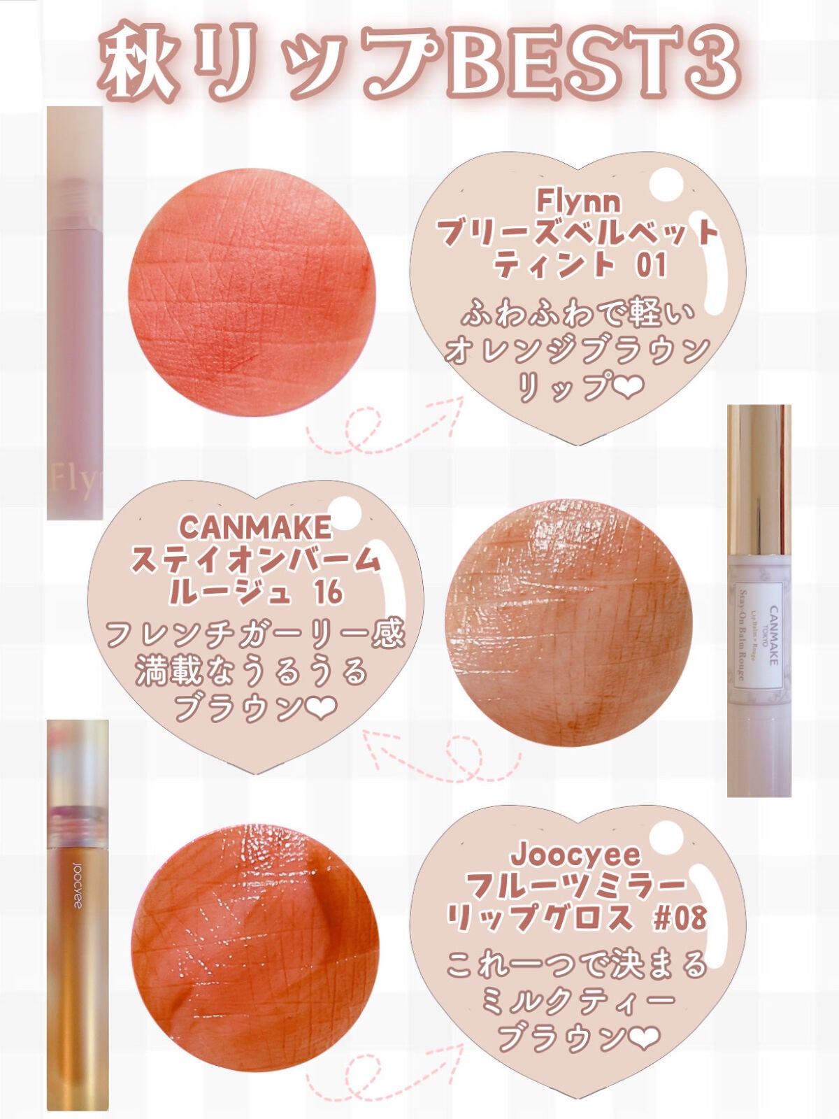 ステイオンバームルージュ/キャンメイク/口紅を使ったクチコミ(4枚目)