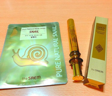 Gold Snail Wrinkle Plumper/the SAEM/その他スキンケアを使ったクチコミ（1枚目）