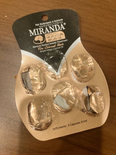 MIRANDA ヘアビタミン カラーケアヘアオイルのクチコミ「MIRANDA ヘアビタミン カラーケアヘアオイル

1パック使い切りました。
カラーヘア向け.....」（1枚目）