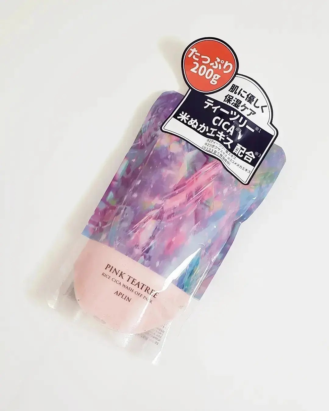 ピンクティーツリーライスシカウォッシュオフパック/APLIN/洗い流すパック・マスクを使ったクチコミ（2枚目）