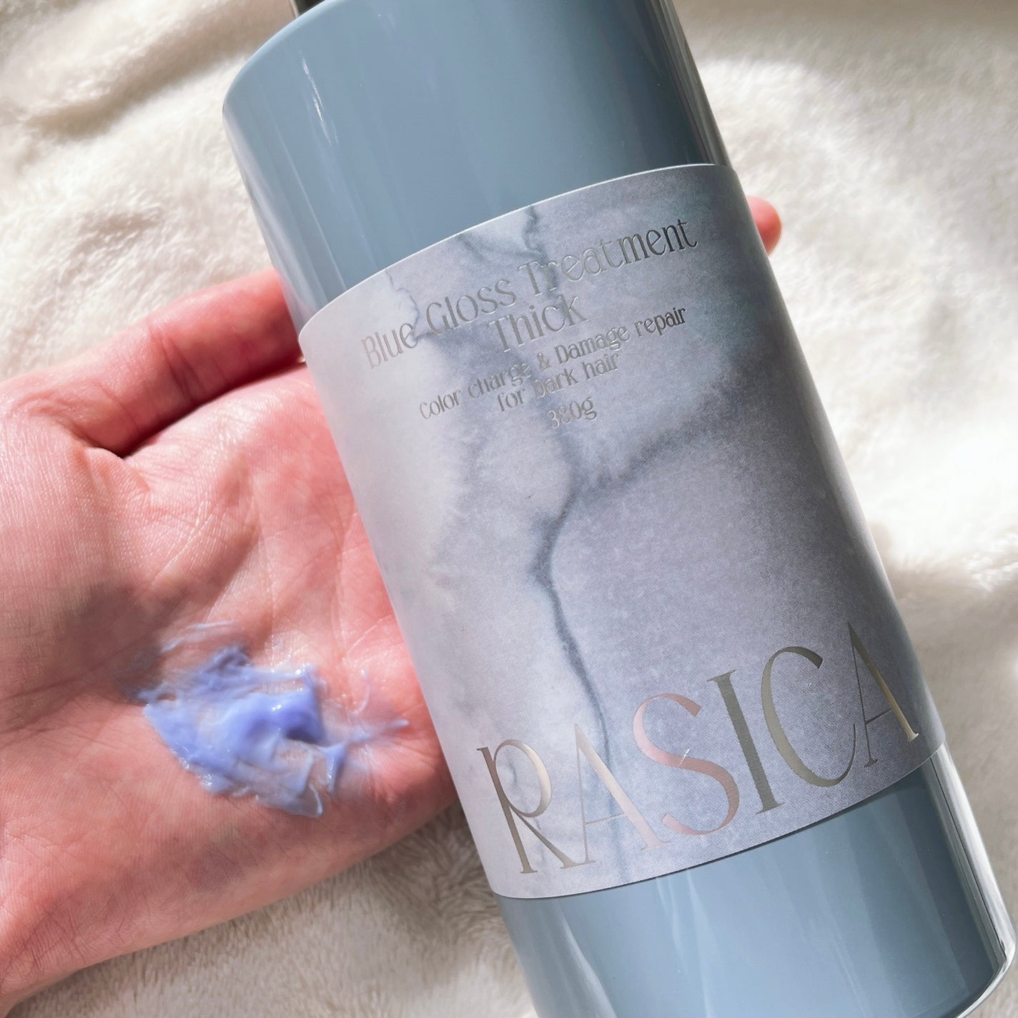 ブルーグロスシャンプー/トリートメント/rasica/市販シャンプーを使ったクチコミ(3枚目)