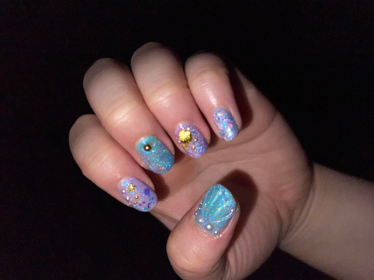 ジェルネイル(ライト対応)/セリア/ジェルネイルを使ったクチコミ(1枚目)