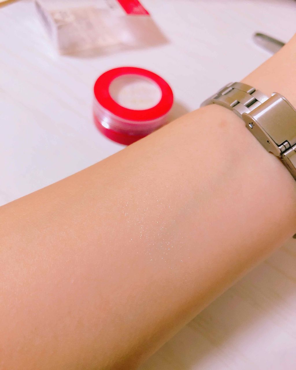 トゥインクルバームアイズ/インテグレート/ジェル・クリームアイシャドウを使ったクチコミ（3枚目）