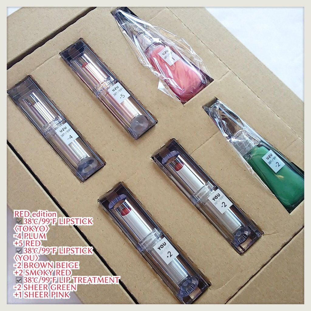 38°c/99°F LIP COLLECTION BOOK RED edition/宝島社/雑誌を使ったクチコミ(3枚目)