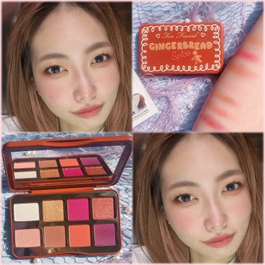 ジンジャーブレッド スパイス ミニ アイシャドウ パレット/Too Faced/パウダーアイシャドウを使ったクチコミ（1枚目）