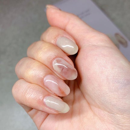 クイックジェルネイルシール 01 グレイッシュストーン/lacoraran/ネイルシールの画像