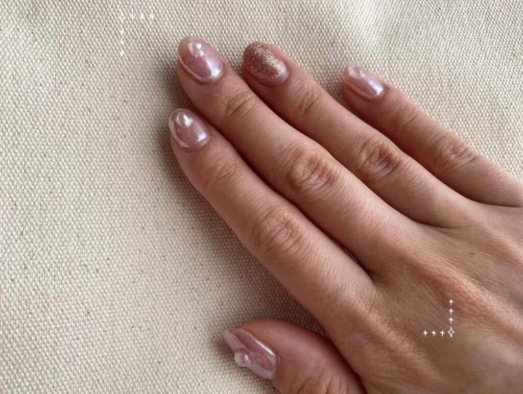 ジェルネイル（ライト対応）/セリア/ジェルネイルを使ったクチコミ（2枚目）