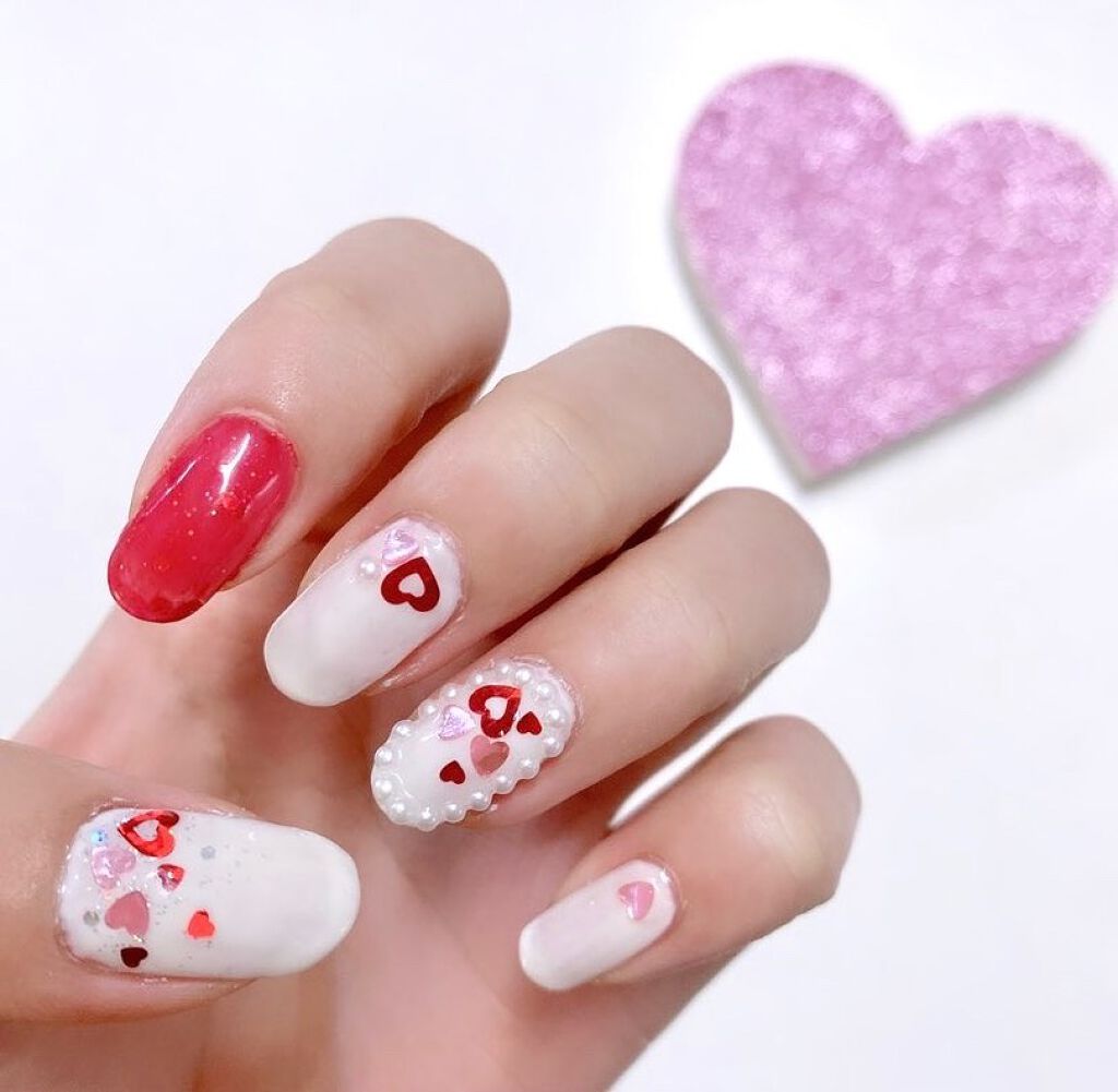 ジェルネイル(ライト対応)/セリア/ジェルネイルを使ったクチコミ(1枚目)