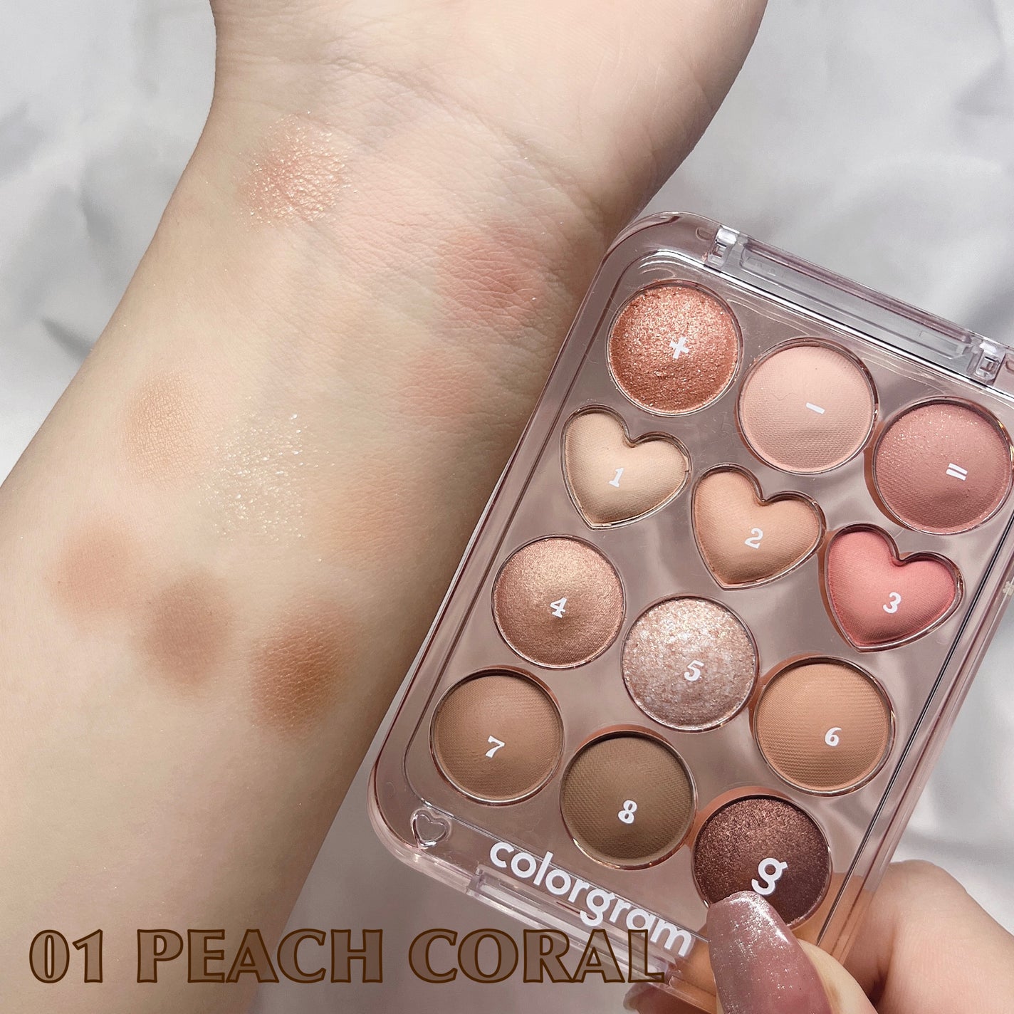 目元チュートリアルアイパレット/Colorgram/アイシャドウパレットを使ったクチコミ(2枚目)