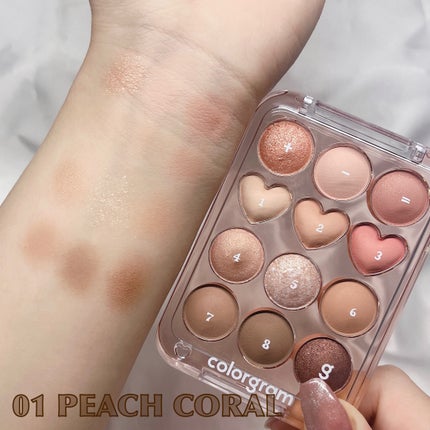 目元チュートリアルアイパレット/Colorgram/アイシャドウパレットを使ったクチコミ(2枚目)