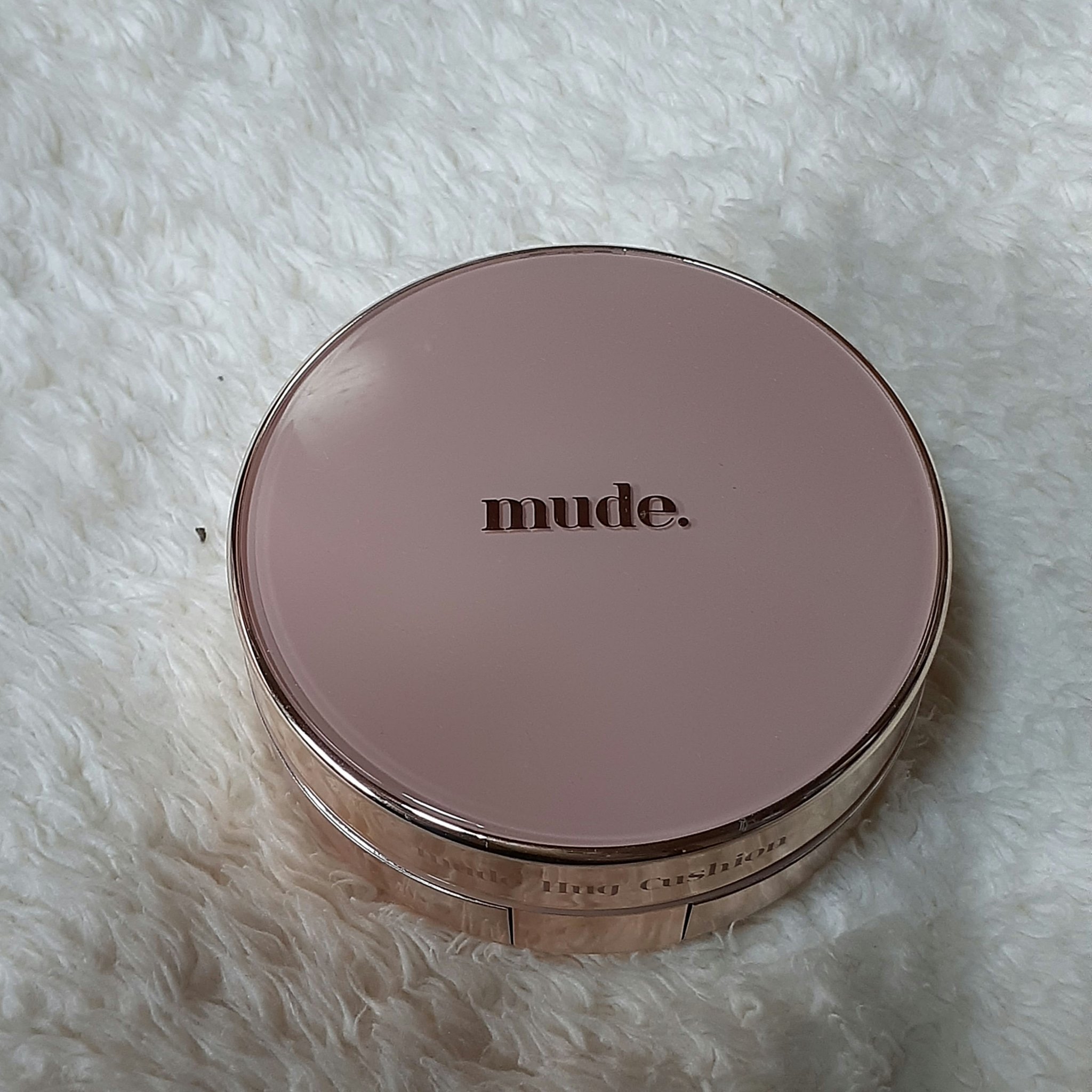 ハグクッション 19アイボリー/mude./クッションファンデーションを使ったクチコミ（1枚目）