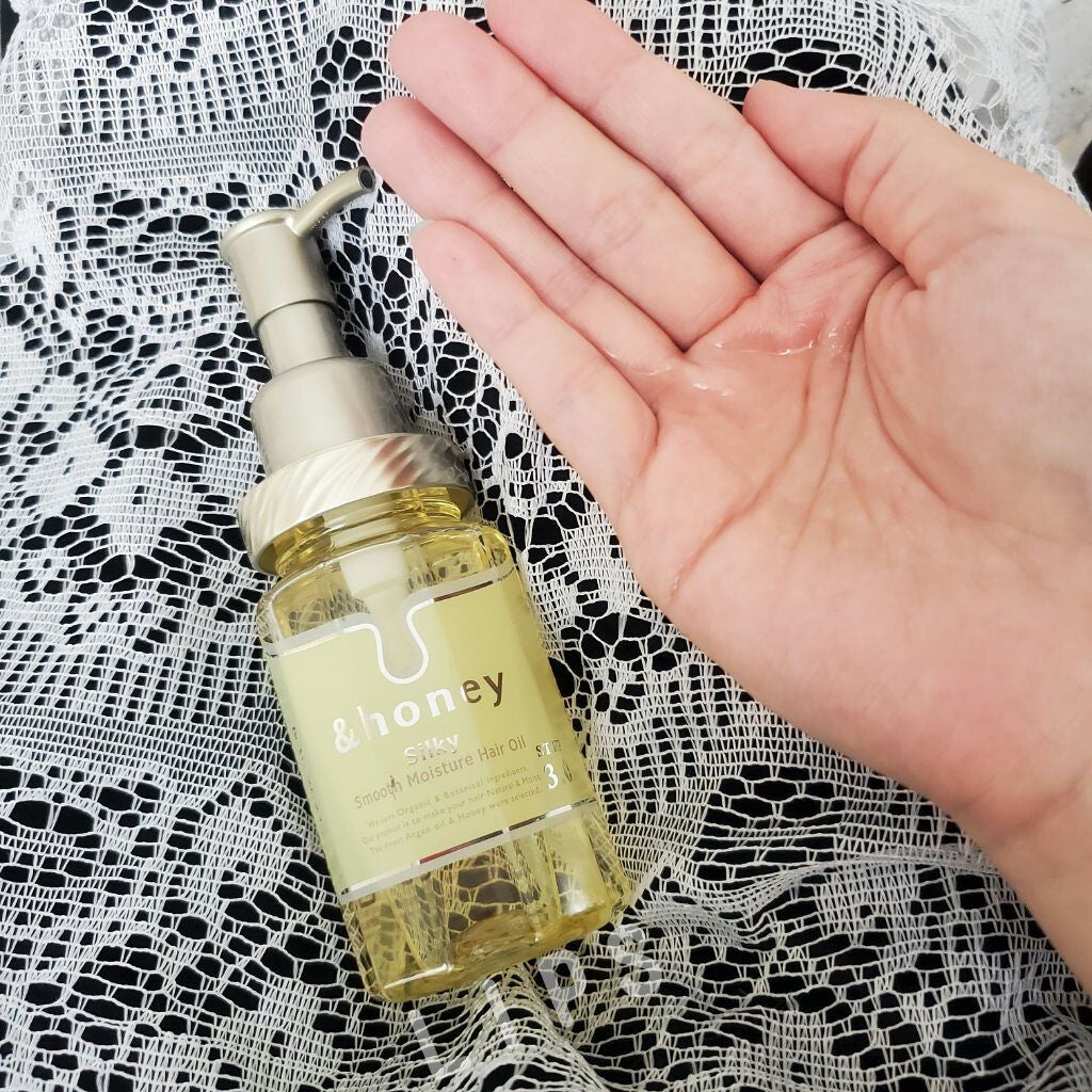 シルキー スムースモイスチャー ヘアオイル 3.0/&honey/ヘアオイルを使ったクチコミ(2枚目)