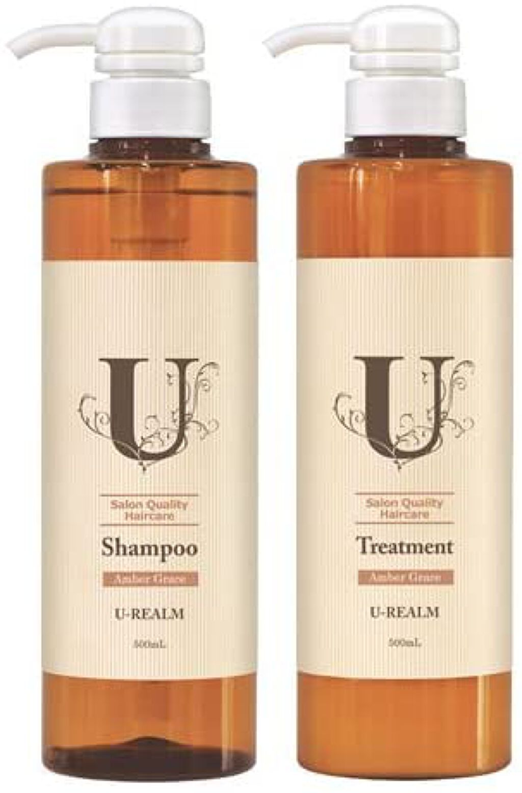 サロンシャンプー U-REALM サロンクオリティーヘアケア アンバーグレイス シャンプー／トリートメント