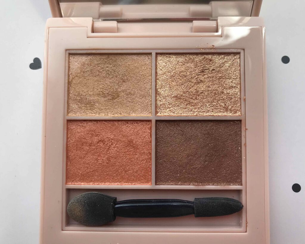 イロアソビ 4色アイパレット/iroasobi/アイシャドウパレットを使ったクチコミ（2枚目）