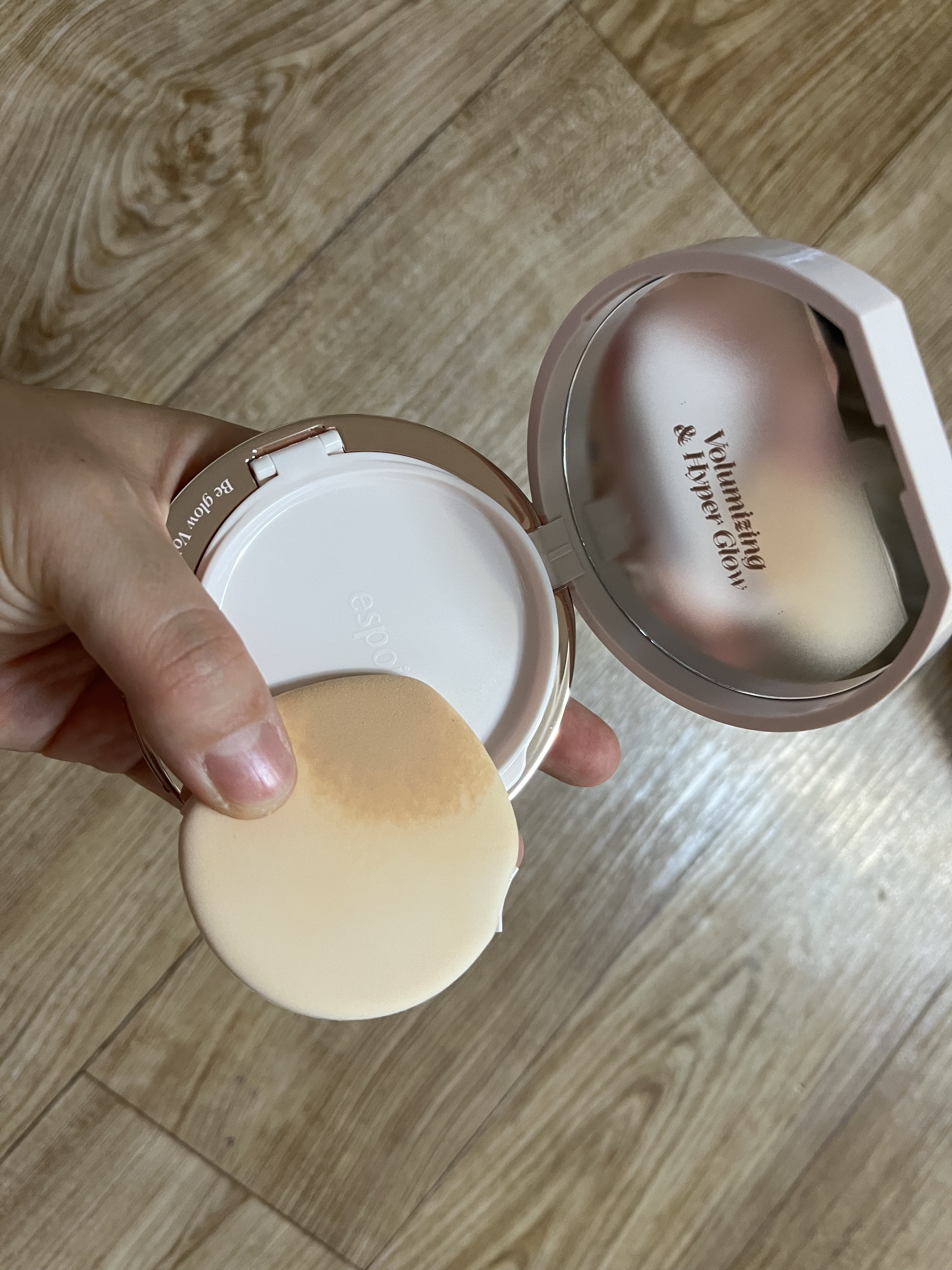 エスポア ビーグロー ボリュームクッション/espoir/クッションファンデーションを使ったクチコミ（2枚目）