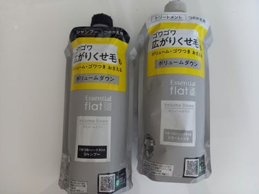 くせ・うねりメンテナンスシャンプー／トリートメント（ボリュームダウン） シャンプー（詰め替え）340ml/エッセンシャル/シャンプー・コンディショナーを使ったクチコミ（1枚目）