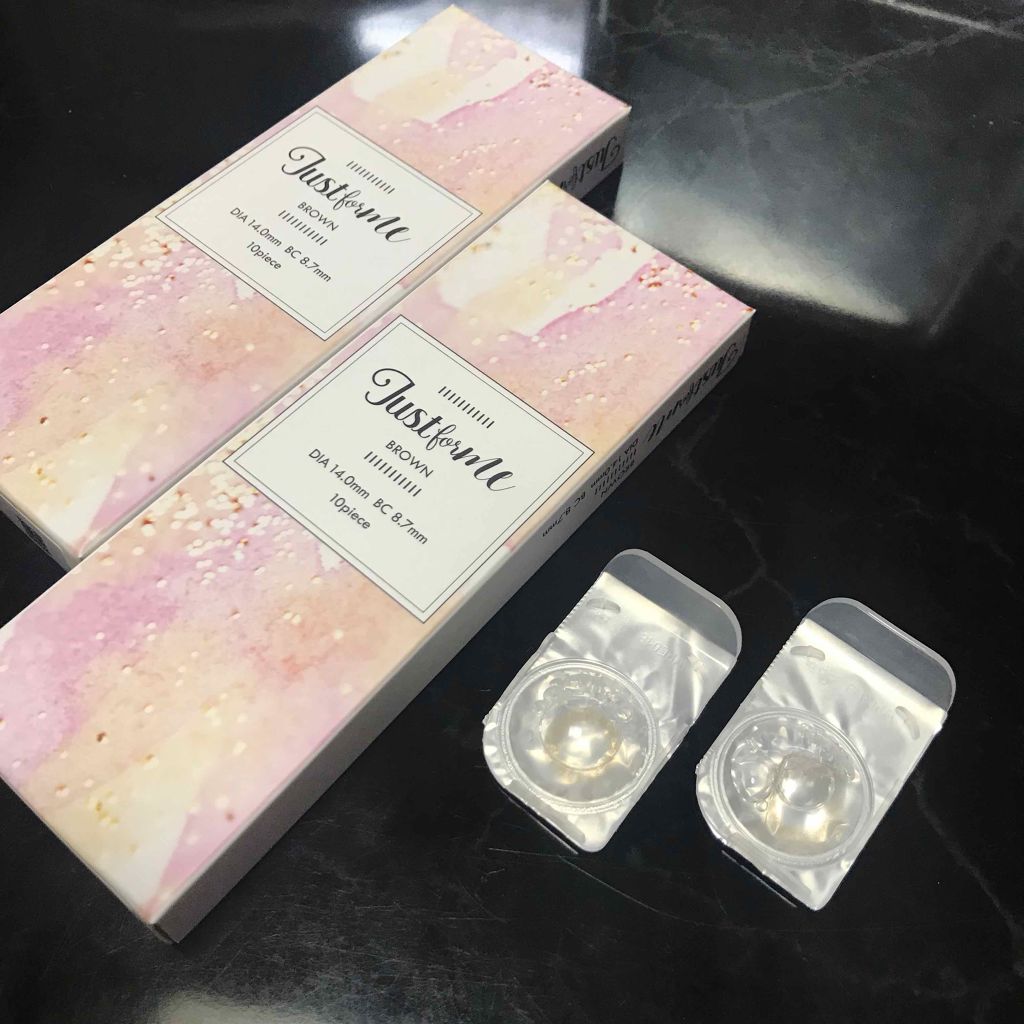 ジャストフォーミー/Just for me/カラーコンタクトレンズを使ったクチコミ（1枚目）