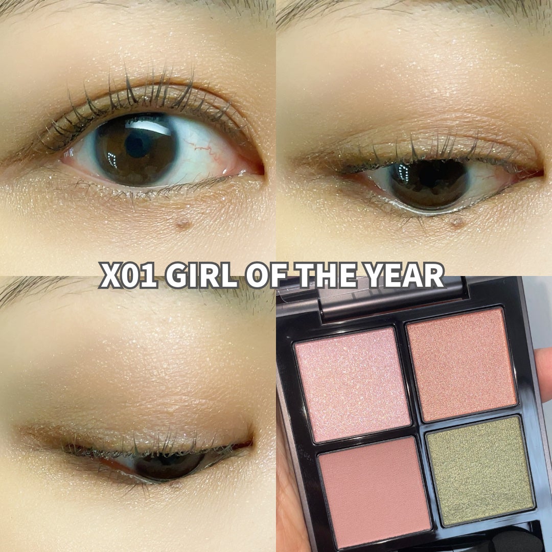 THREE スターゲージング アイシャドウクアッド/THREE/アイシャドウパレットを使ったクチコミ(4枚目)