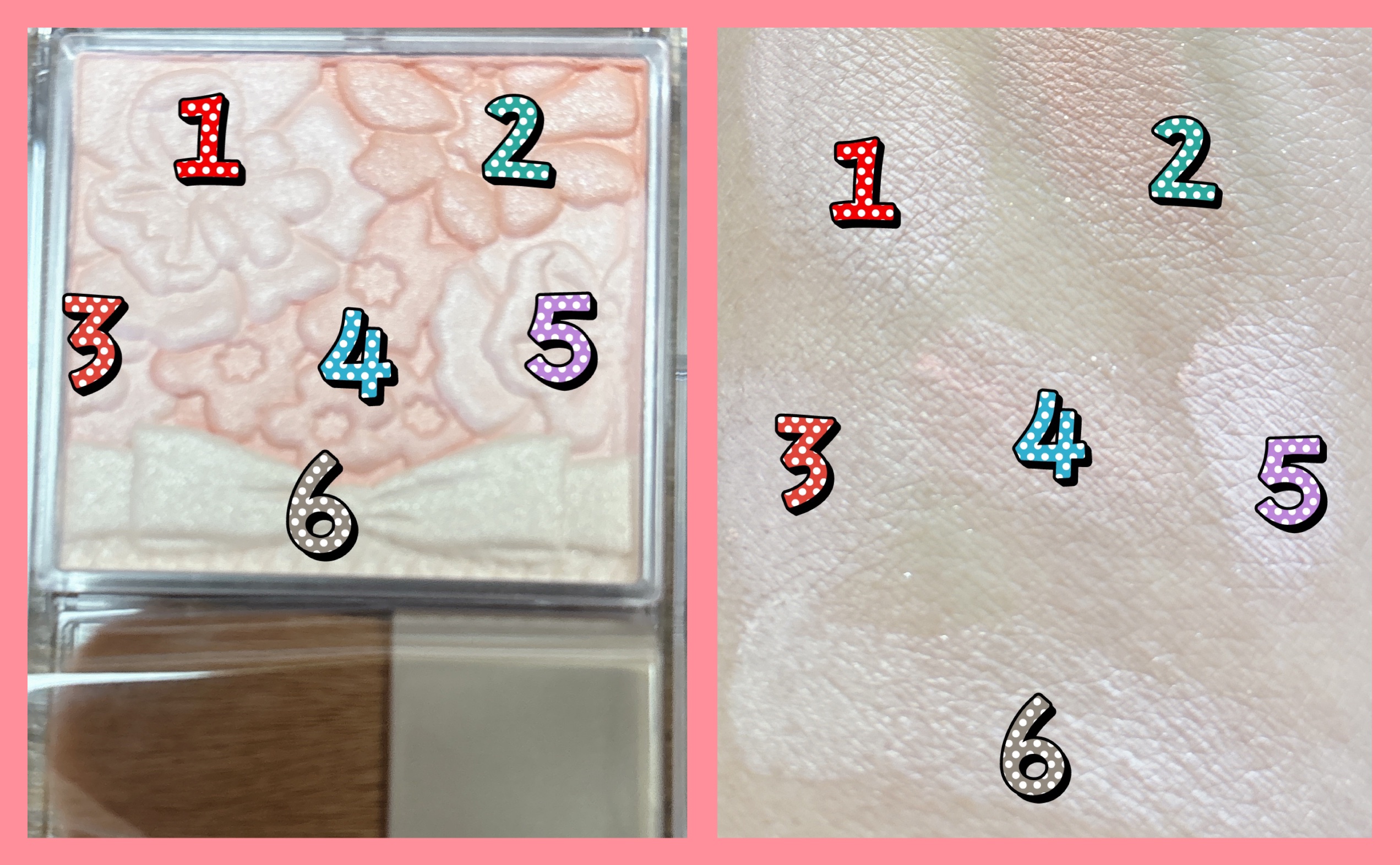 グロウフルールチークス 18 ももホイップフルール/キャンメイク/パウダーチークを使ったクチコミ（3枚目）