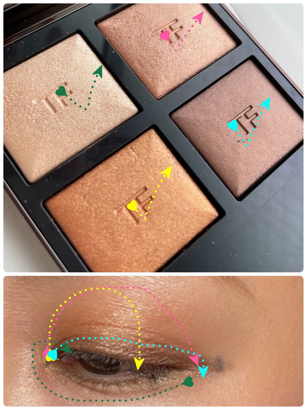 アイ カラー クォード/TOM FORD BEAUTY/アイシャドウパレットを使ったクチコミ(3枚目)