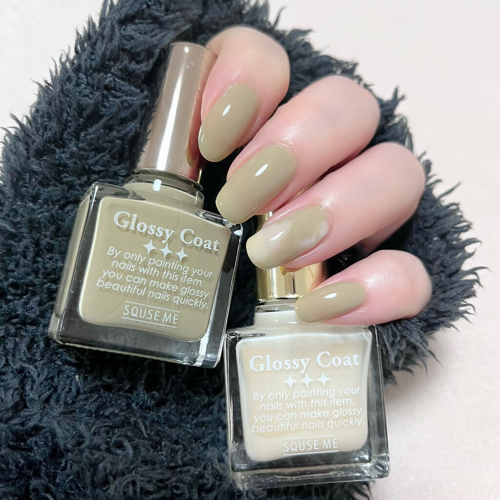 ミルクコート/スキューズミー/オールインワンネイルを使ったクチコミ（1枚目）