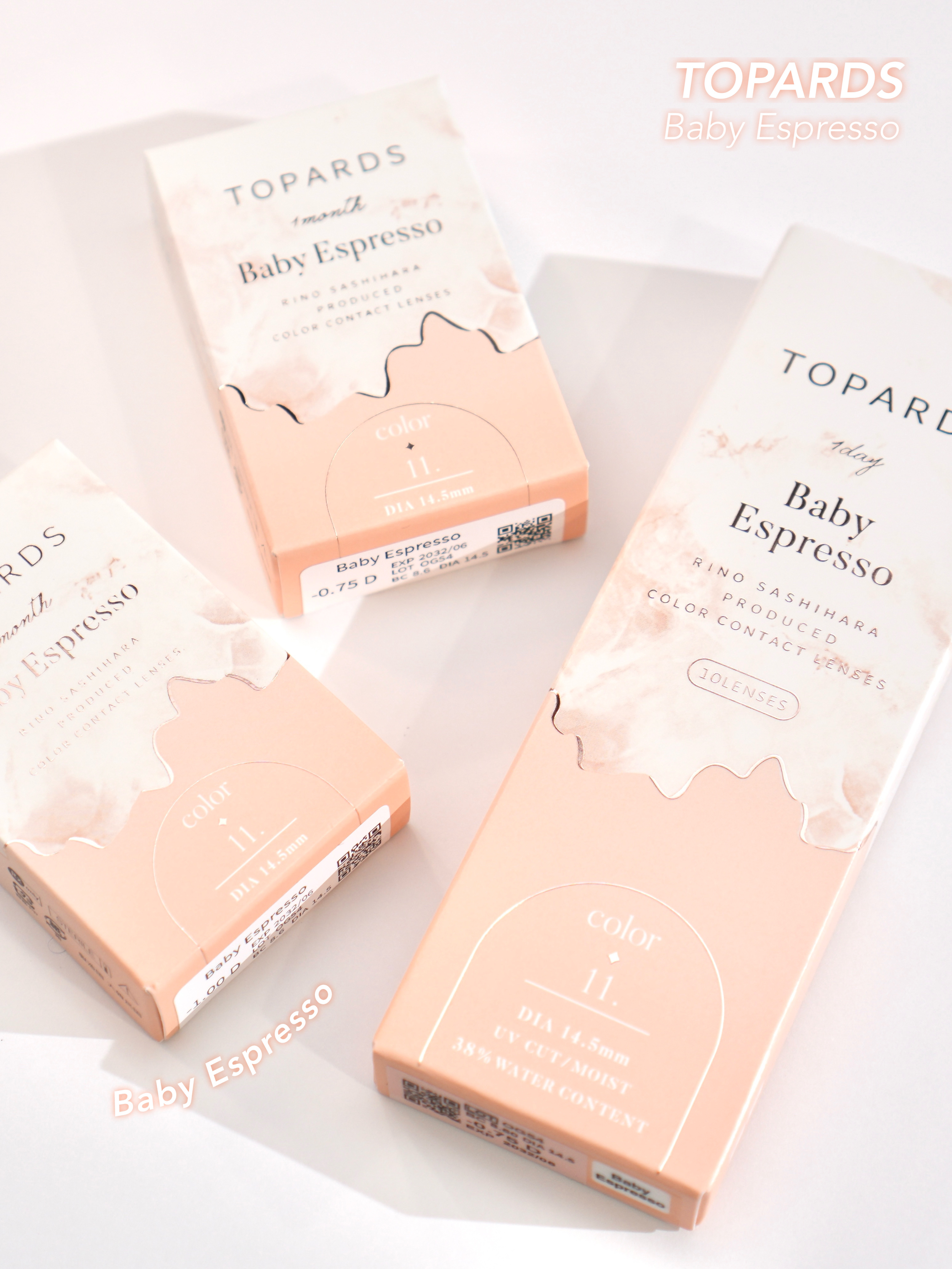 TOPARDS 1month ベイビーエスプレッソ/TOPARDS/１ヶ月（１MONTH）カラコンを使ったクチコミ（2枚目）