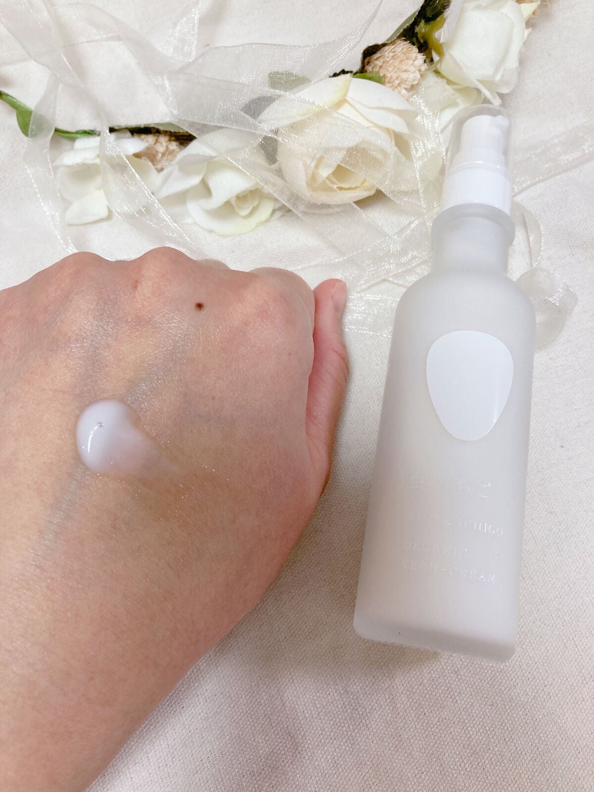 オーガニック テック-クリーム/WHITE ICHIGO/フェイスクリームを使ったクチコミ(3枚目)