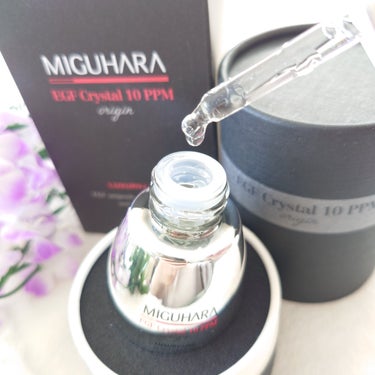 MIGUHARA EGF crystal 10ppm Originのクチコミ「ミグハラ様のプレゼント企画に応募して商品提供を頂きました。


MIGUHARA(ミグハラ)
.....」（3枚目）