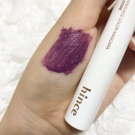 ニューアンビエンスカラーマスカラ/hince/マスカラを使ったクチコミ(4枚目)