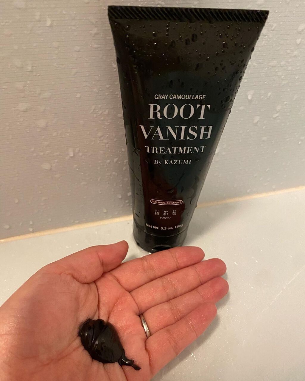 ROOT VANISH 白髪染めカラーシャンプー/ トリートメント/綺和美/市販シャンプーを使ったクチコミ(2枚目)