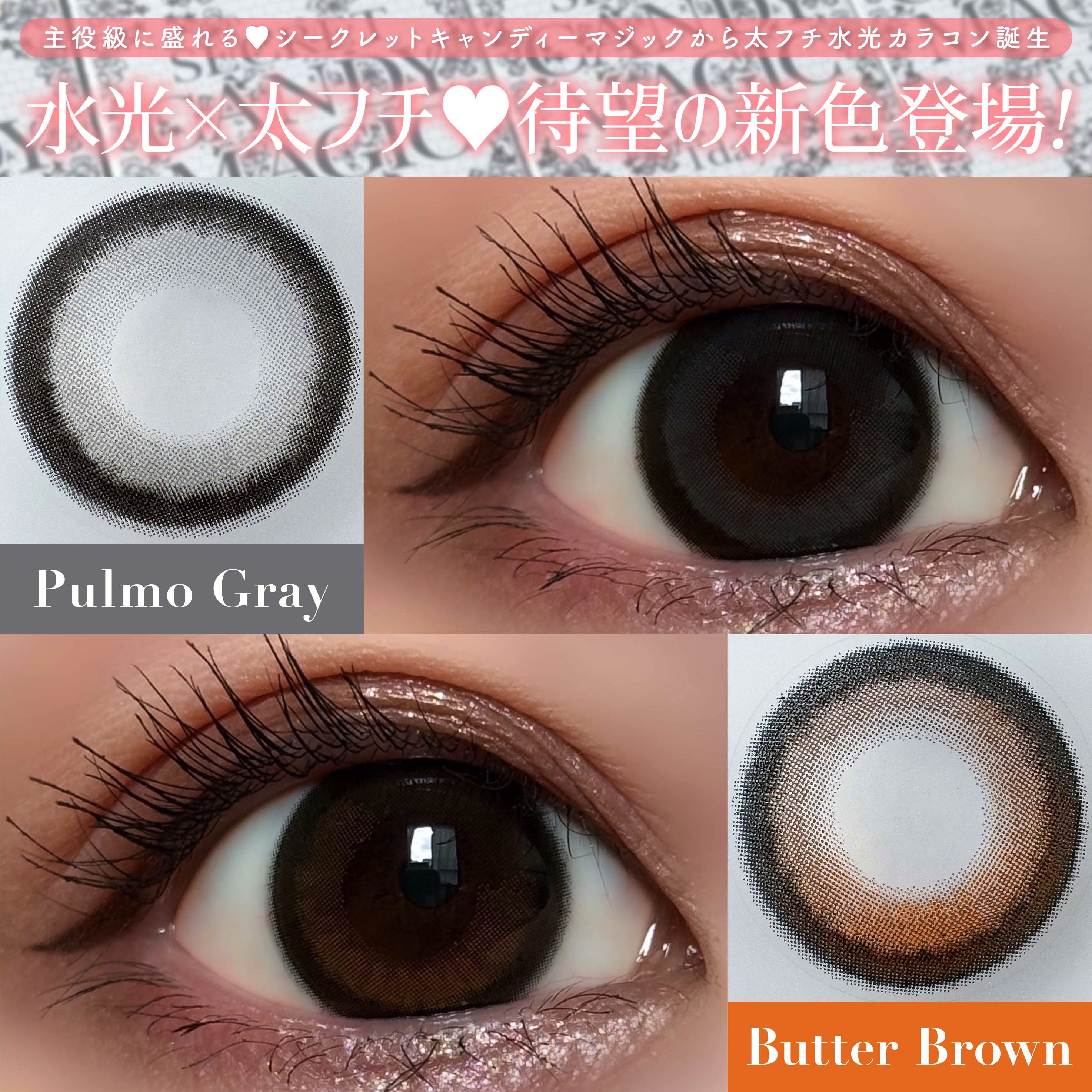 secretcandymagic 1day(シークレットキャンディーマジック） プルモグレー/secret candymagic/ワンデー（１DAY）カラコンを使ったクチコミ（1枚目）