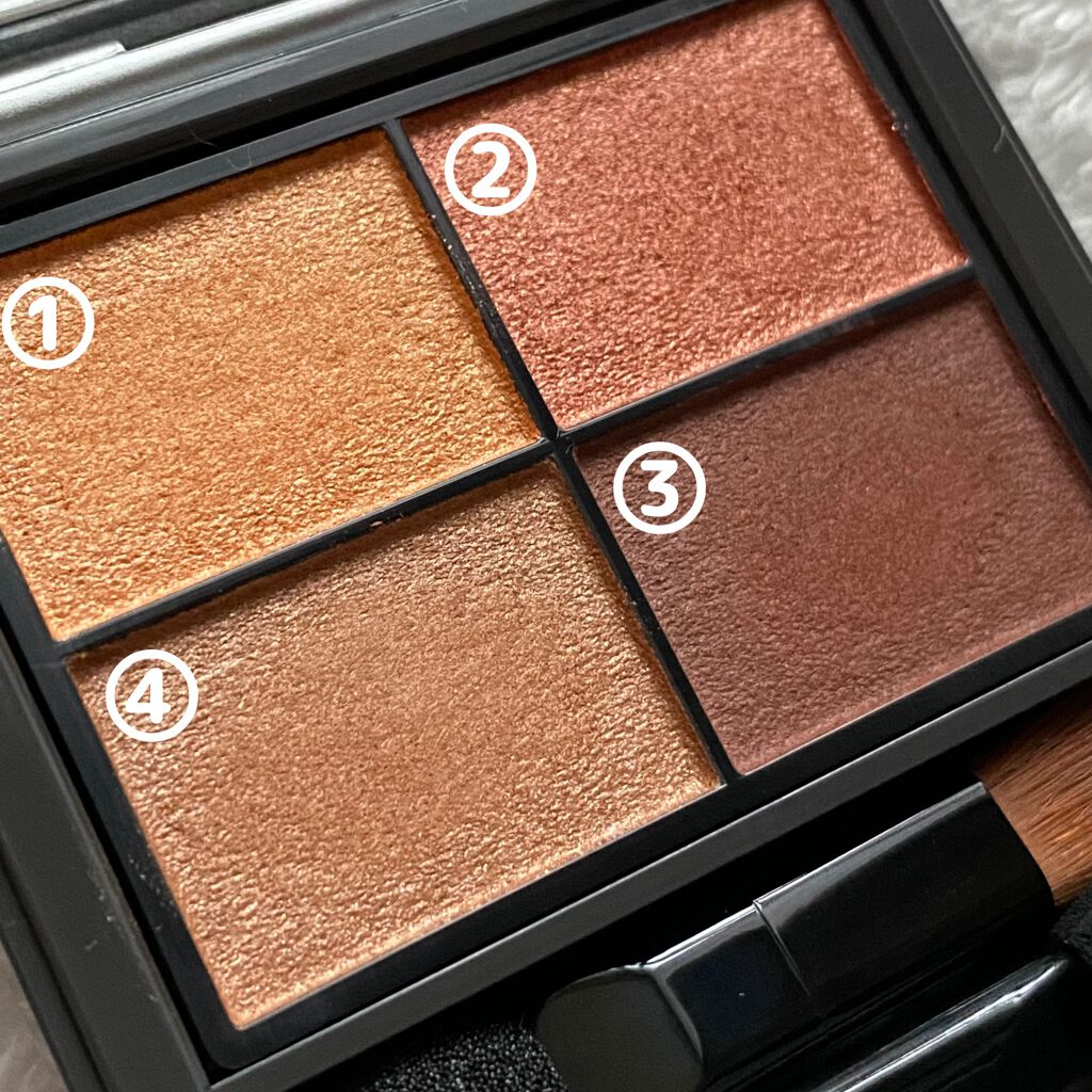 インジーニアス パウダーアイズ N/RMK/単色アイシャドウを使ったクチコミ（3枚目）