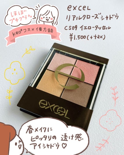リアルクローズシャドウ/excel/アイシャドウパレットを使ったクチコミ(1枚目)