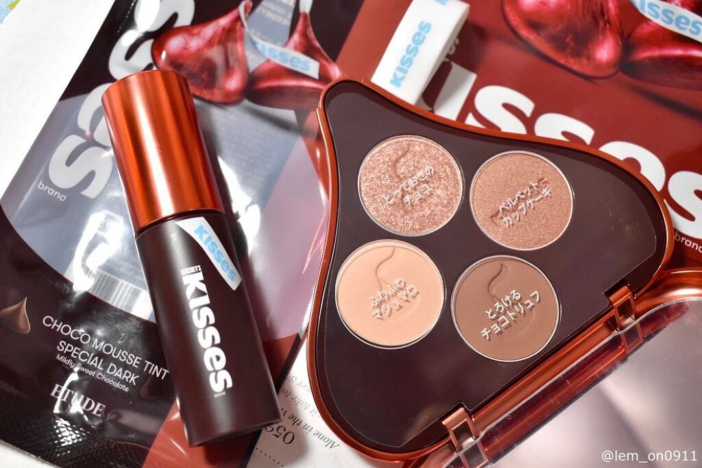 キスチョコレート プレイカラーアイズ/ETUDE/アイシャドウパレットを使ったクチコミ(5枚目)