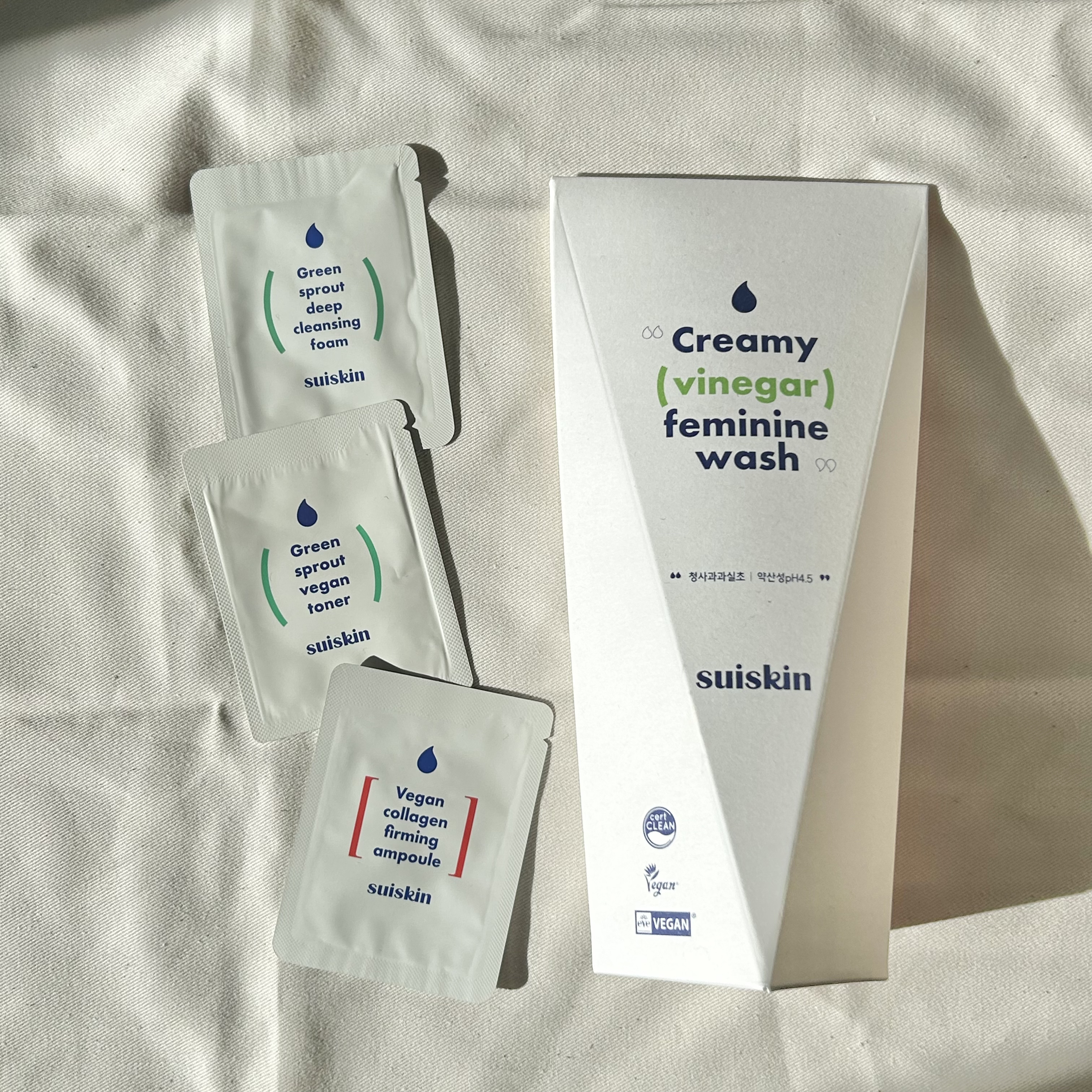 クリーミービネガーフェミニンウォッシュ/suiskin/ボディソープを使ったクチコミ（2枚目）