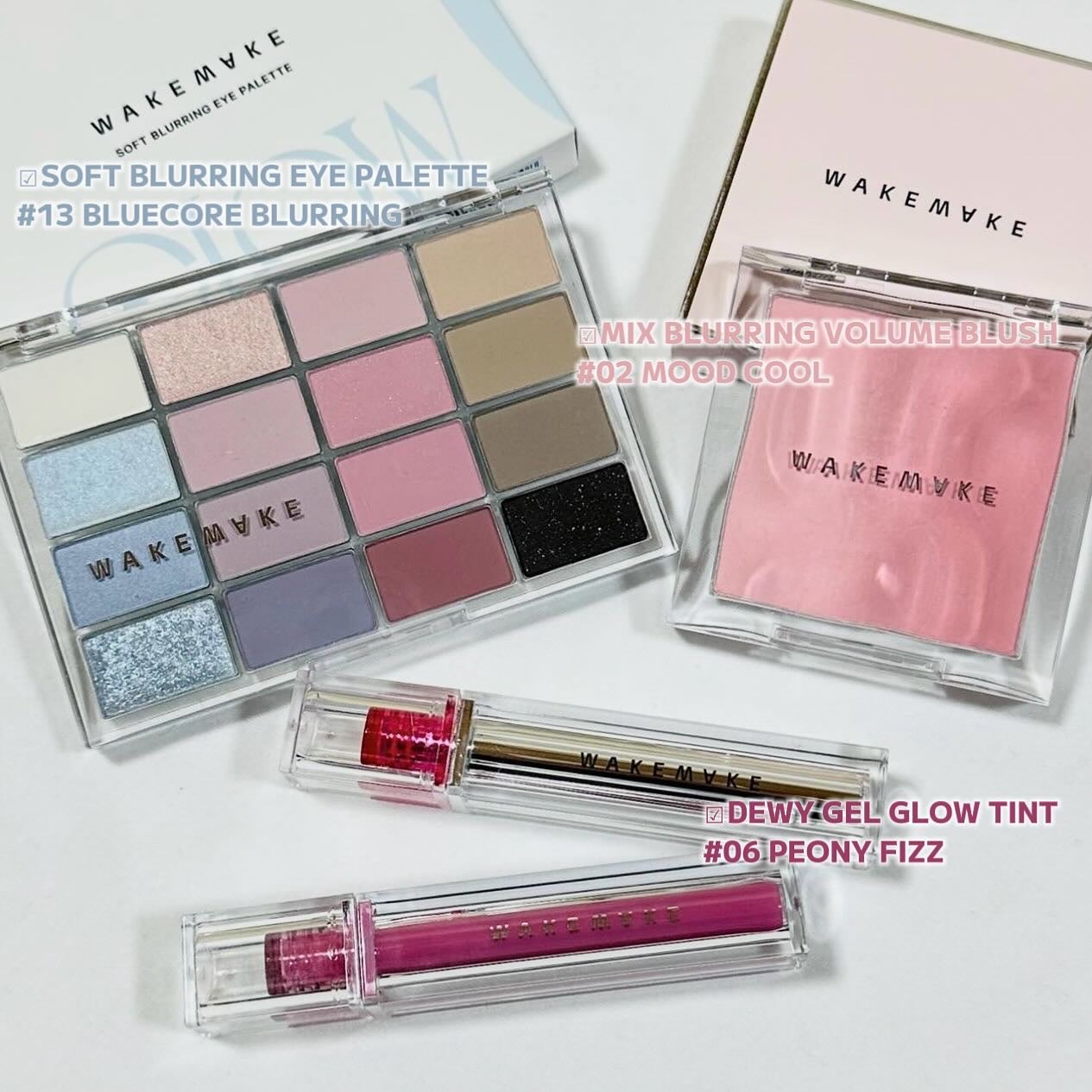 ソフトブラーリングアイパレット/wakemake/アイシャドウパレットを使ったクチコミ(2枚目)