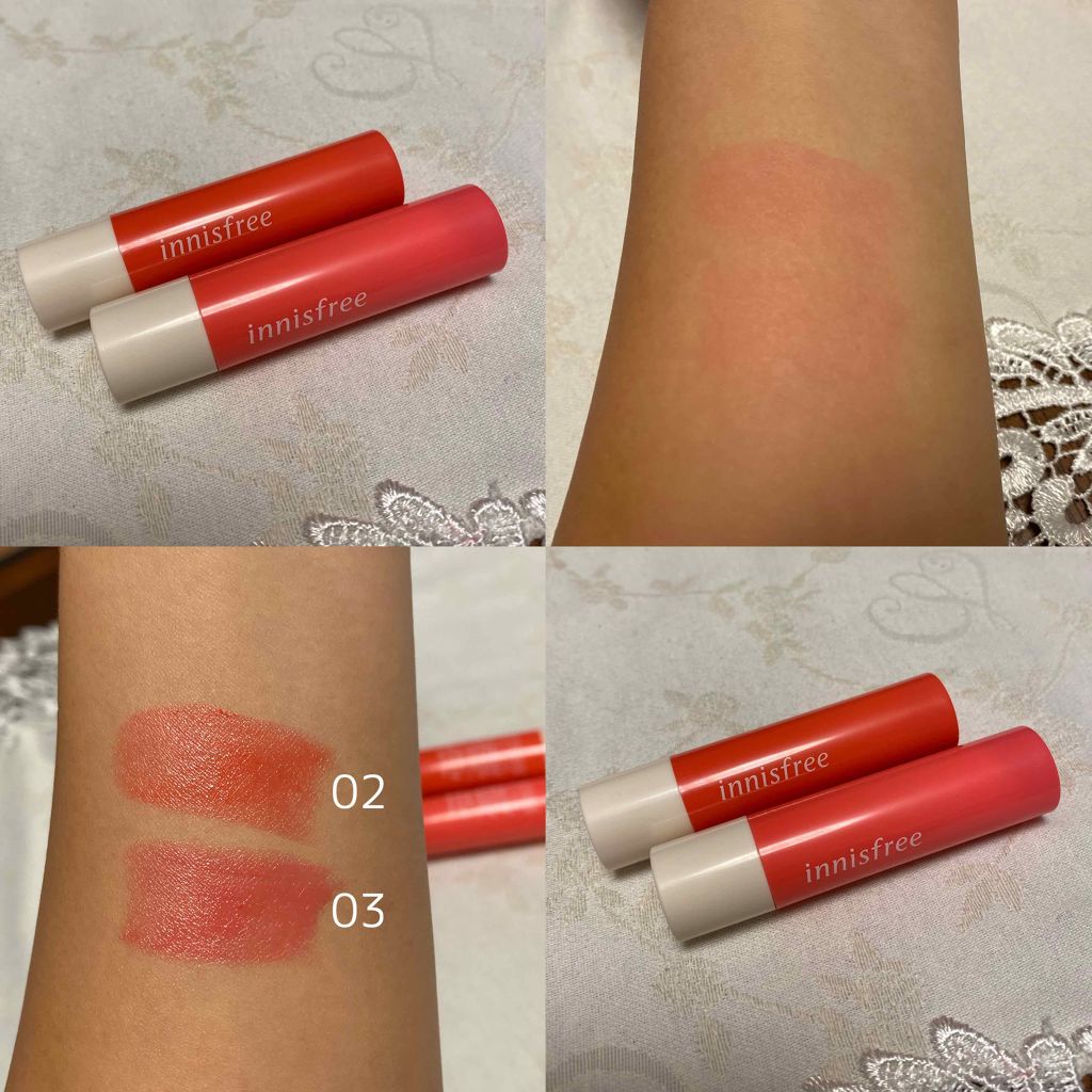 グロウティント リップバーム/innisfree/口紅を使ったクチコミ(2枚目)