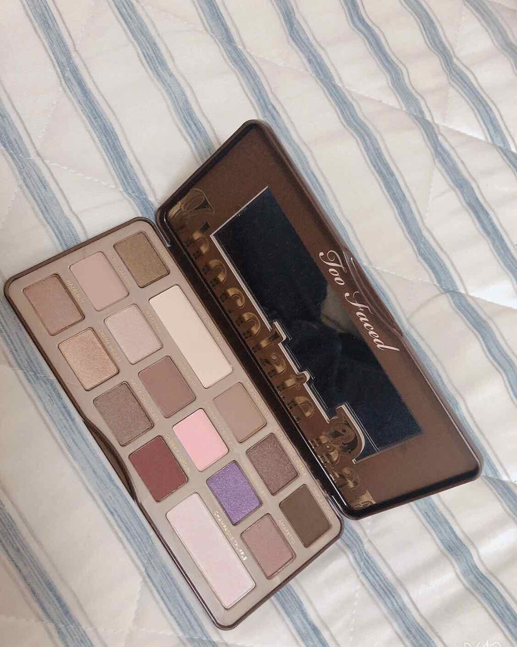 チョコレート バー アイシャドウ パレット/Too Faced/アイシャドウパレットを使ったクチコミ（1枚目）