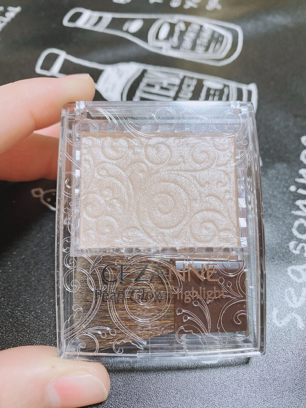 パールグロウハイライト/CEZANNE/パウダーハイライトを使ったクチコミ（2枚目）