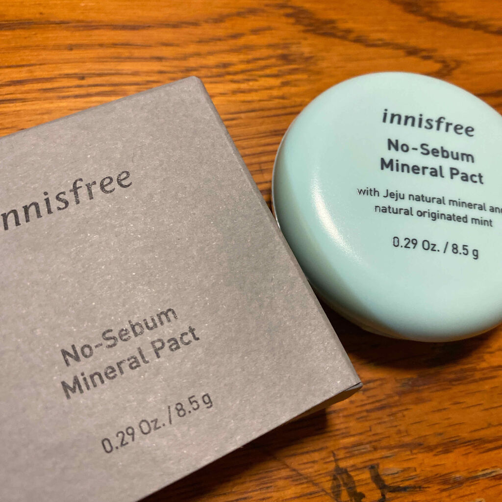 ノーセバム ミネラルパクト N/innisfree/プレストパウダーを使ったクチコミ（2枚目）