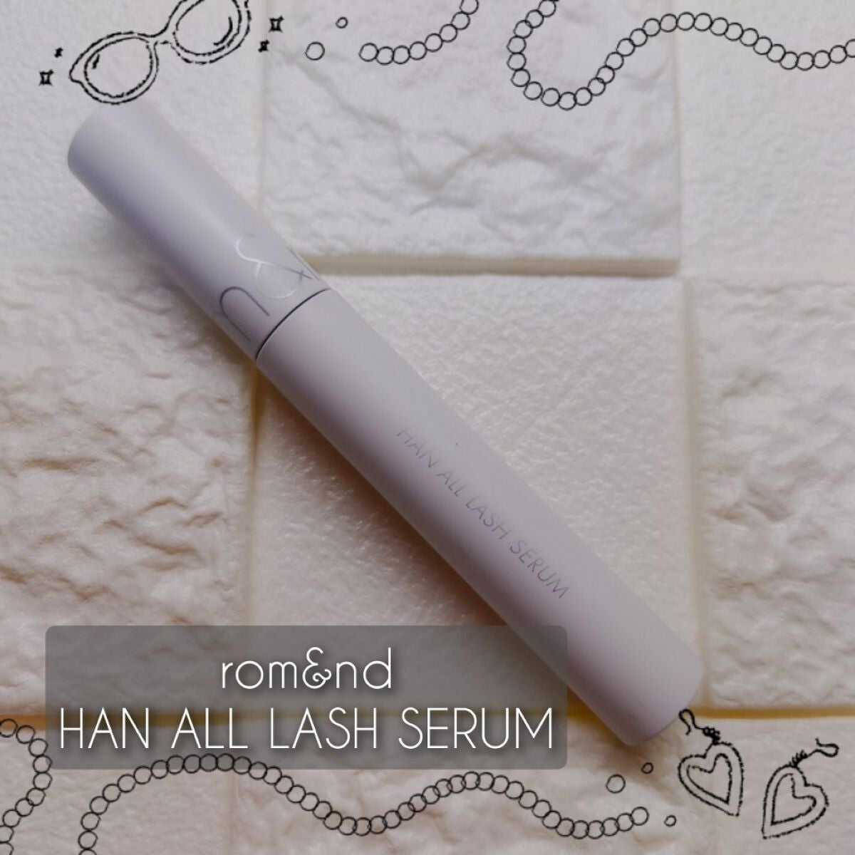 ハンオールラッシュセラム/rom&nd/まつげ美容液を使ったクチコミ(1枚目)