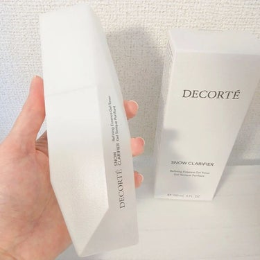 DECORTÉ スノー クラリファイアのクチコミ「コスメデコルテ  スノー クラリファイア
ふきとりタイプの毛穴・角質ケア美容液✨

洗顔では落.....」（3枚目）