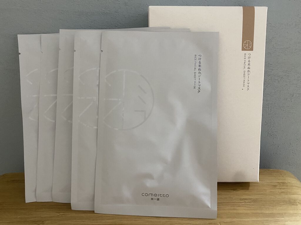 つける米ぬかシートマスク 25ml*5ea/米一途/シートマスク・パックを使ったクチコミ（2枚目）