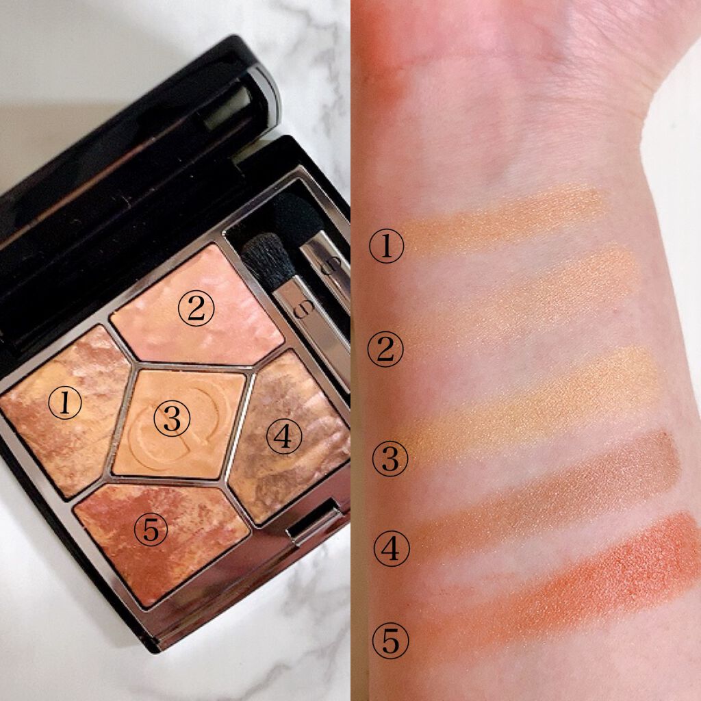 サンク クルール クチュール ＜サマー デューン＞ 699 ミラージュ（生産終了）/Dior/アイシャドウパレットを使ったクチコミ（2枚目）