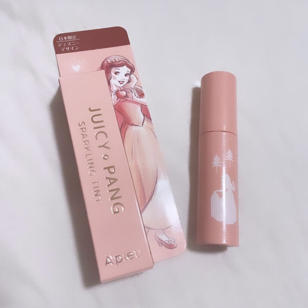 アピュー ジューシーパン スパークリングティント CR01 オトメなナツメ (白雪姫デザイン)/A’pieu/口紅を使ったクチコミ（2枚目）