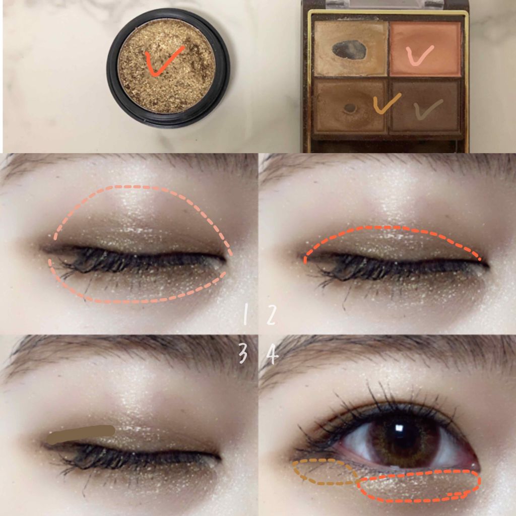 スキニーリッチシャドウ/excel/アイシャドウパレットを使ったクチコミ（2枚目）