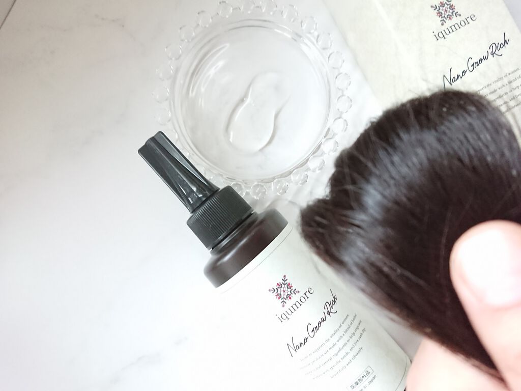 ナノグロウリッチ/iqumore/頭皮ローションを使ったクチコミ（2枚目）