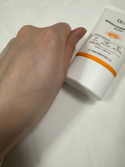 ブライトニングアップサンプラス/Dr.G/日焼け止めクリームを使ったクチコミ(3枚目)